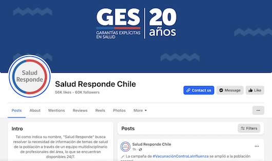 Plataforma Salud Responde MINSAL con atención telefónica y digital para consultas y derivación profesional en salud.