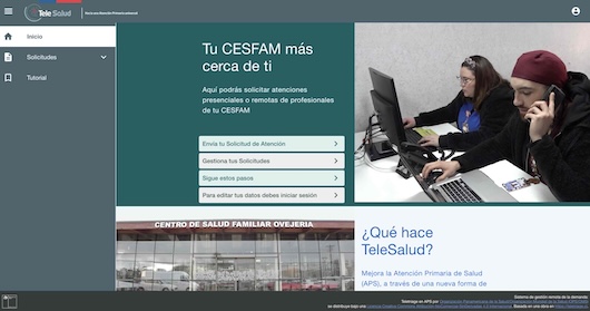 Plataforma Telesalud MINSAL Ñuble que conecta pacientes con CESFAM, optimizando atenciones primarias de salud.