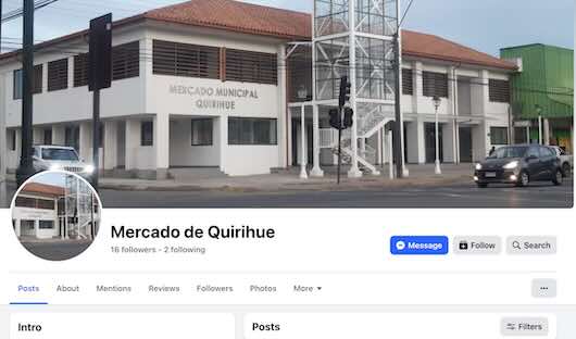 Mercado Municipal de Quirihue en Ñuble, espacio de abastecimiento y productos frescos para la comunidad.