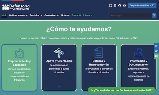 Defensoría del Contribuyente brinda apoyo gratuito para resolver problemas tributarios y defender derechos ante el SII en Chile.