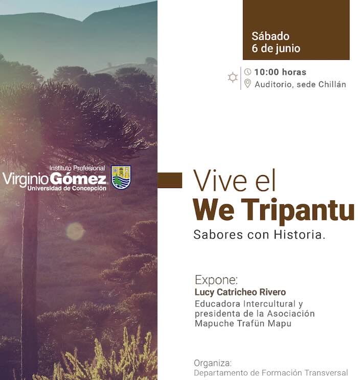 Instituto Virginio Gómez charla We Tripantu sobre cultura mapuche y saberes ancestrales en Chillán